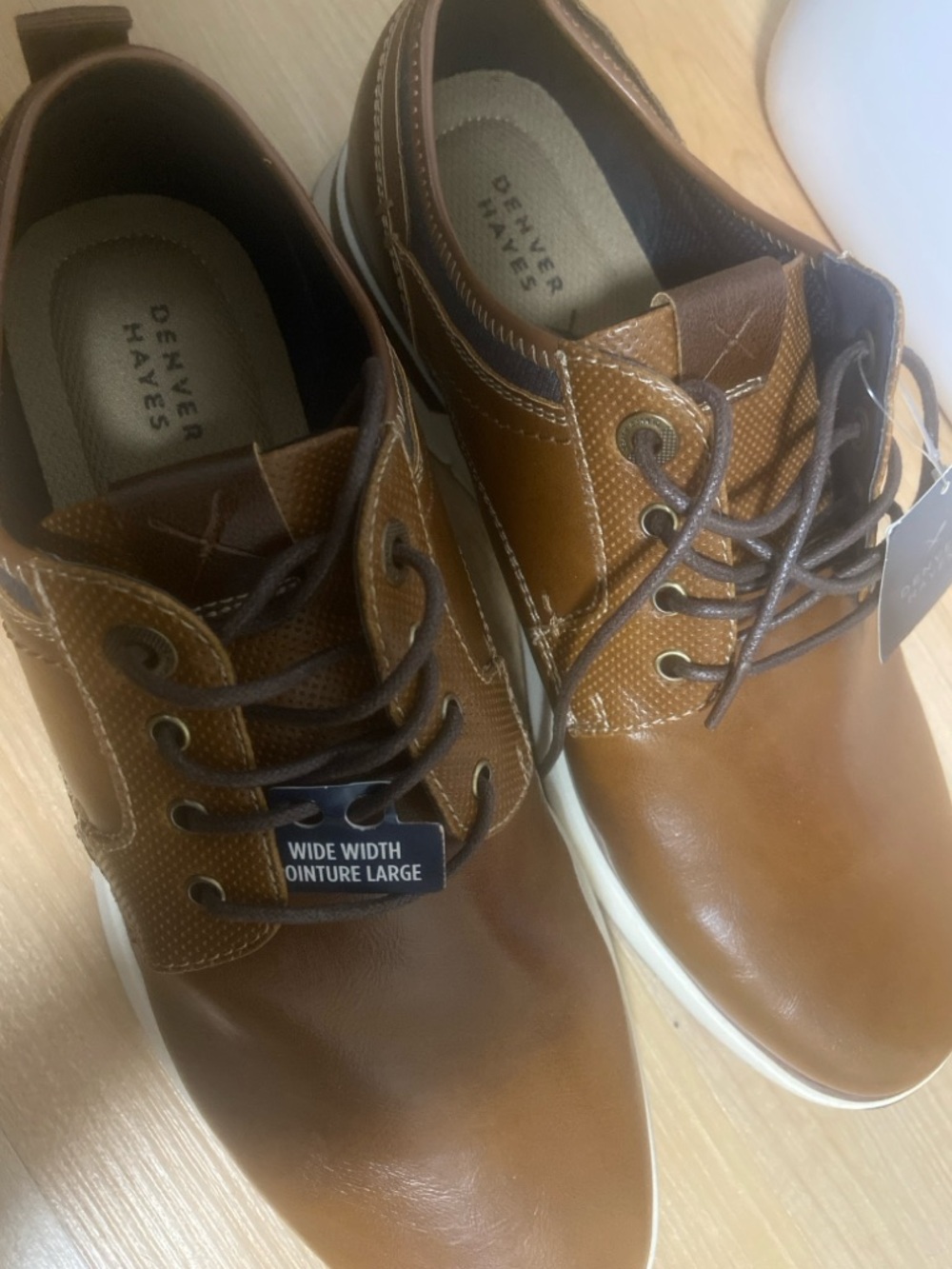 NWT Denver Hayes Brown Men's Casual Shoes